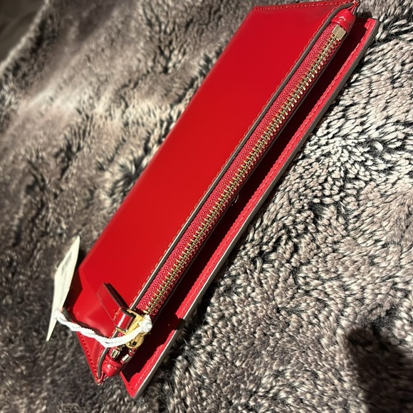 Tory Burch Blake patent leather slim long Wallet New - Picture 14 of 16